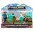 Minecraft – Figúrka s doplnkami Steve And Armored Horse