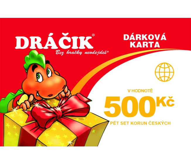 Darčeková karta 500 Kč