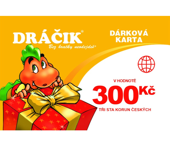 Darčeková karta 300 Kč