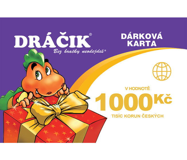 Darčeková karta 1000 Kč