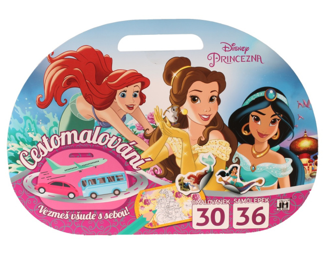 Disney Princess – Maľovanie na cesty