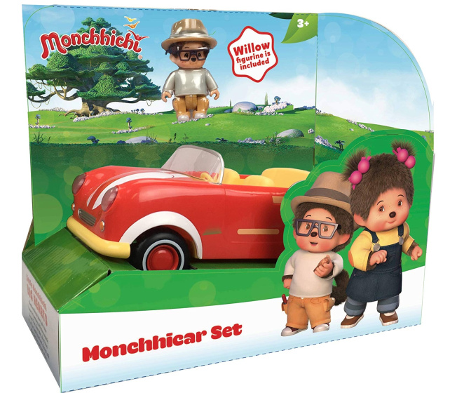 Monchhichi autíčko s figúrkou