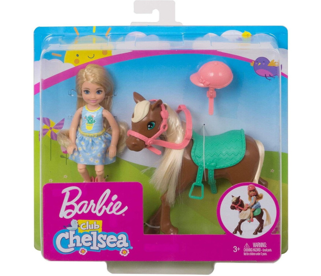 Barbie Chelsea – Bábika s poníkom