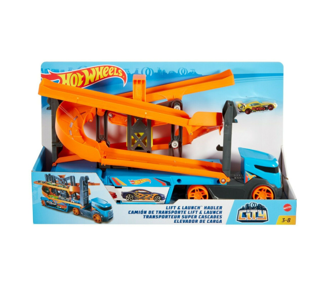 Hot Wheels – Ťahač s dráhou