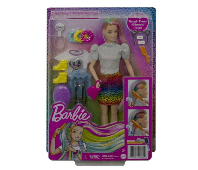 Barbie – Bábika s dúhovými vlasmi