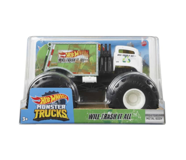 Hot Wheels Monster Trucks- Will Trash It All