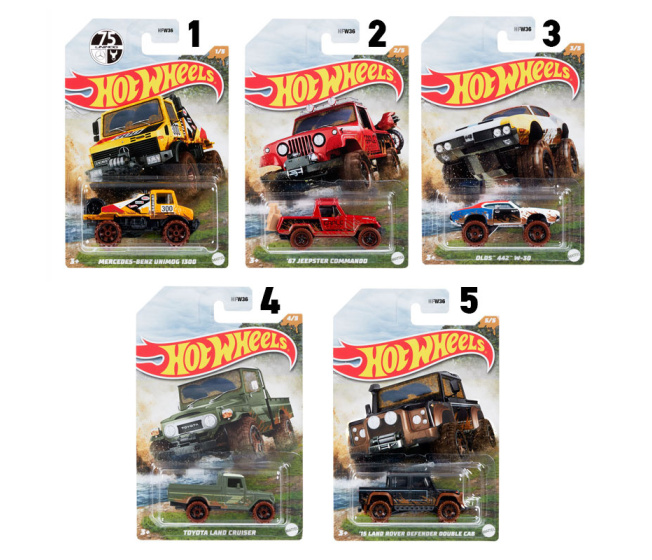 Hot Wheels – Autíčko 4x4