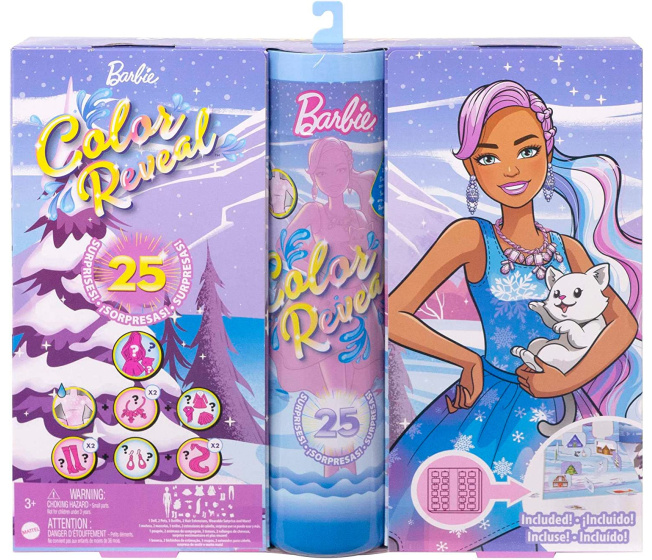 Barbie Color Reveal – Adventný kalendár