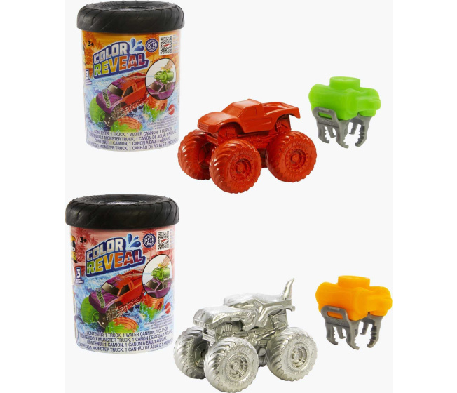 Hot Wheels- Monster Trucks Color Reveal