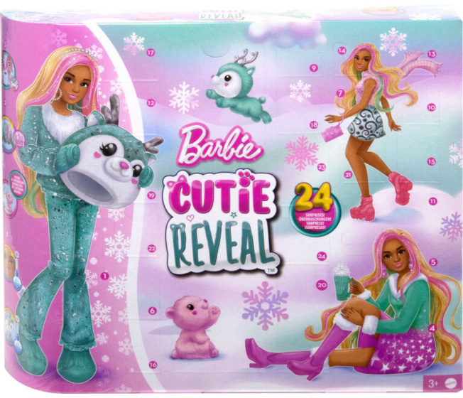 Barbie Cutie Reveal – Adventný kalendár