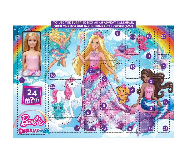 Barbie – Adventný kalendár