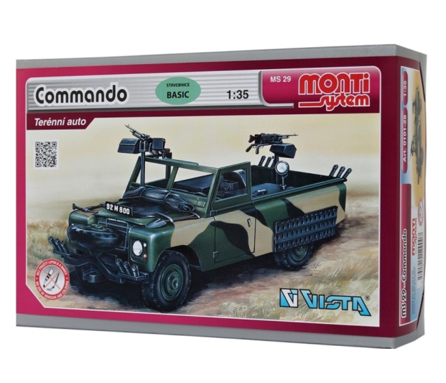 Stavebnica Commando Land Rover 1:35