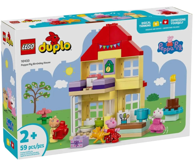 10433 Lego Duplo – Prasiatko Peppa a Narodeninový Dom