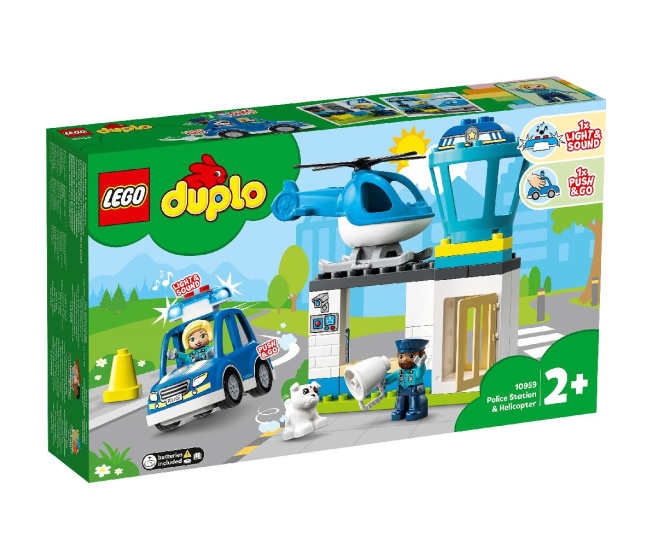 10959 Lego Duplo – Policajná stanica a vrtuľník