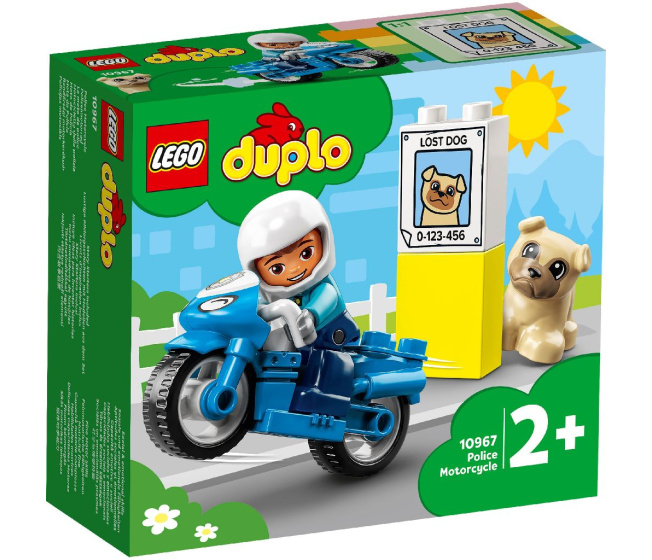 10967 LEGO DUPLO – Policajná motorka