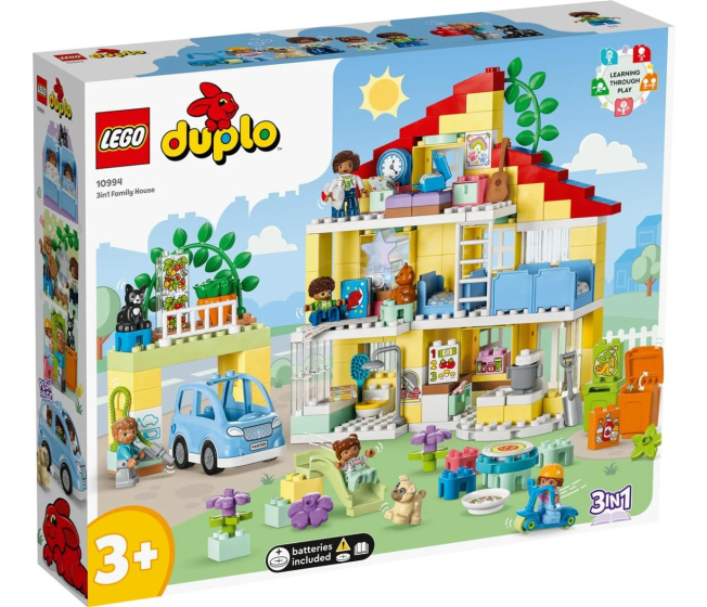 10994 Lego Duplo - Rodinný dom 3 v 1