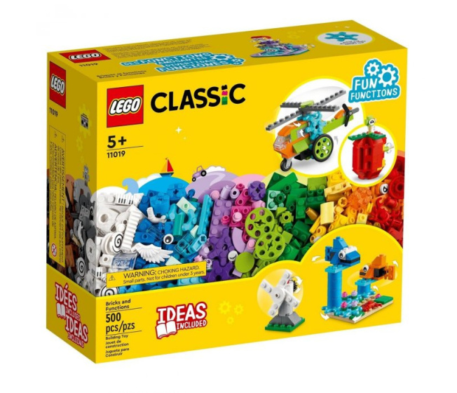 11019 Lego Classic- Kocky a Funkcie