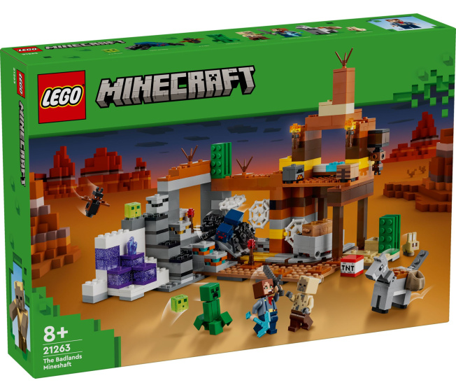 21263 Lego Minecraft – Banská šachta v pustatine