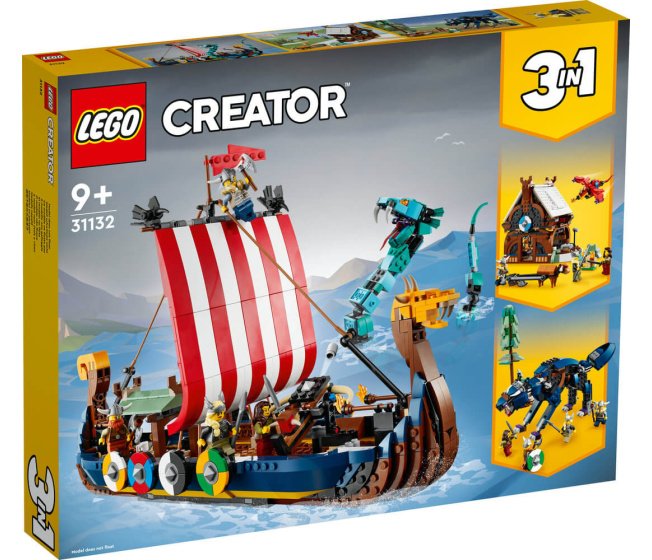 31132 Lego Creator- Vikinská Loď A Morský Had