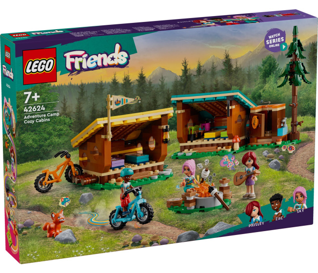 42624 Lego Friends – Útulné chatky na dobrodružnom tábore