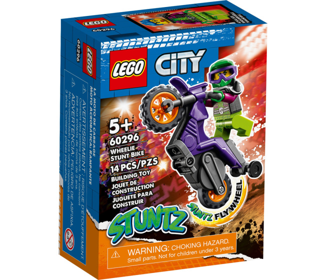 60296 Lego City Stunz – Kaskadérska wheelie motorka