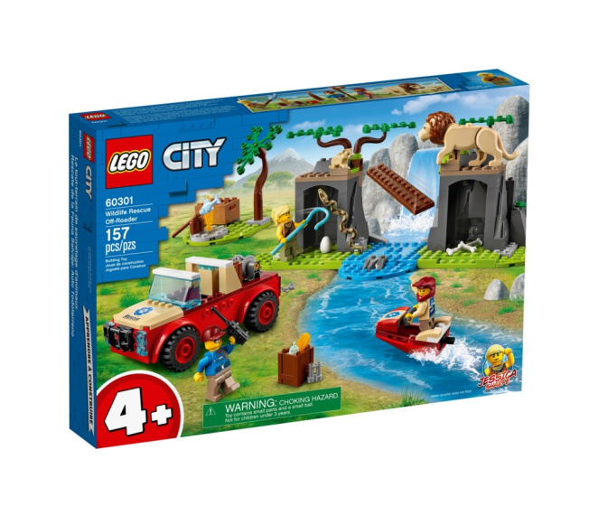 60301 Lego City - Záchranárske terénne auto do divočiny