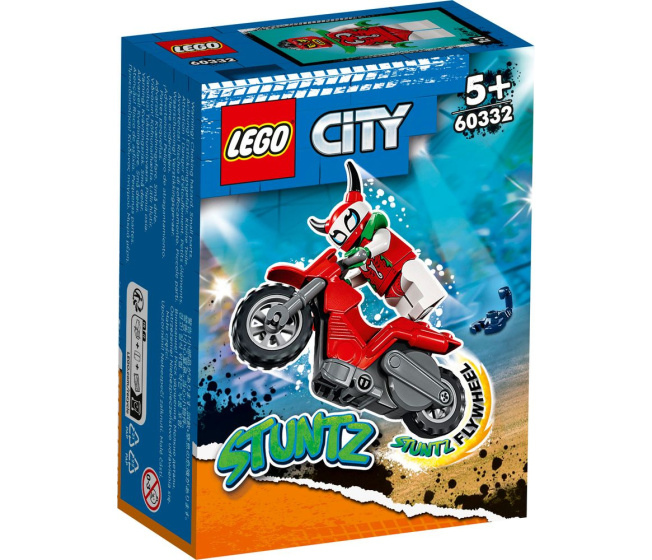 60332 Lego City- Škorpiónova kaskadérska motorka