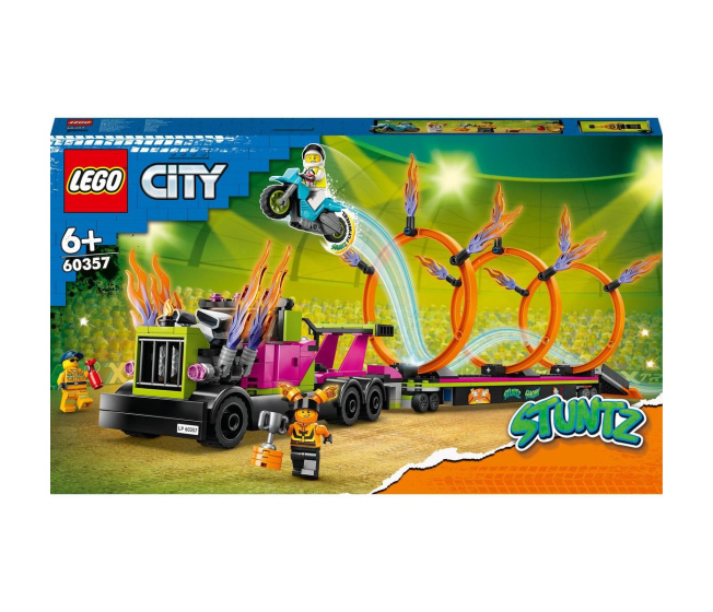 60357 Lego City- Ťahač s ohnivými kruhmi