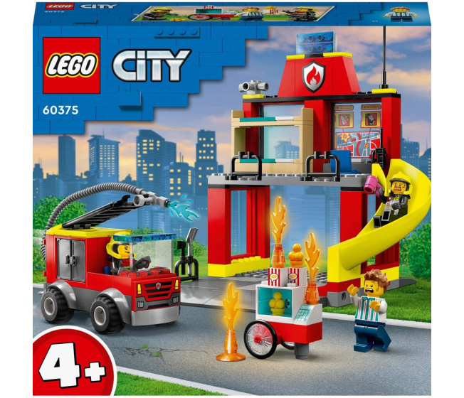 60375 Lego City- Hasičská stanica a auto hasičov