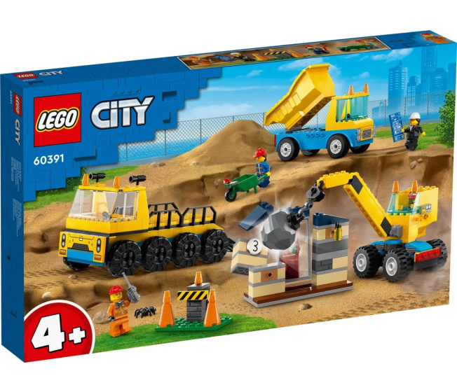 60391 Lego City- Stavebná dodávka a demolačný žeriav