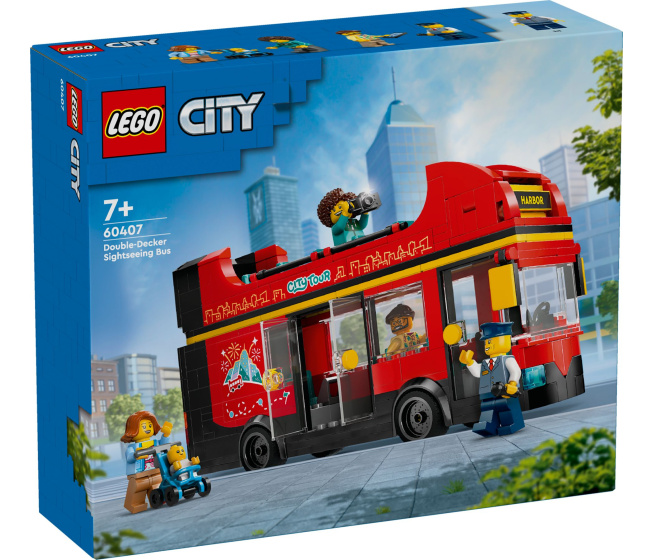 60407 Lego City – Červený dvojposchodový vyhliadkový autobus