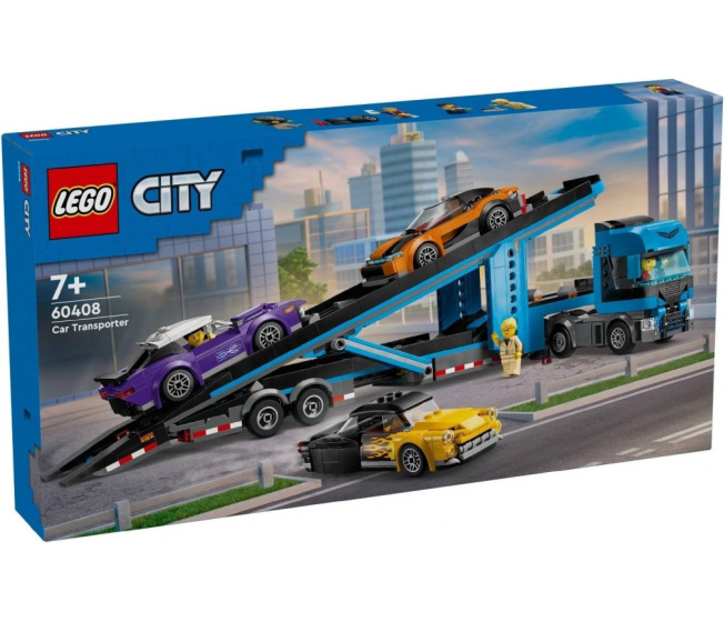 60408 Lego City – Kamión na prepravu áut so športiakmi