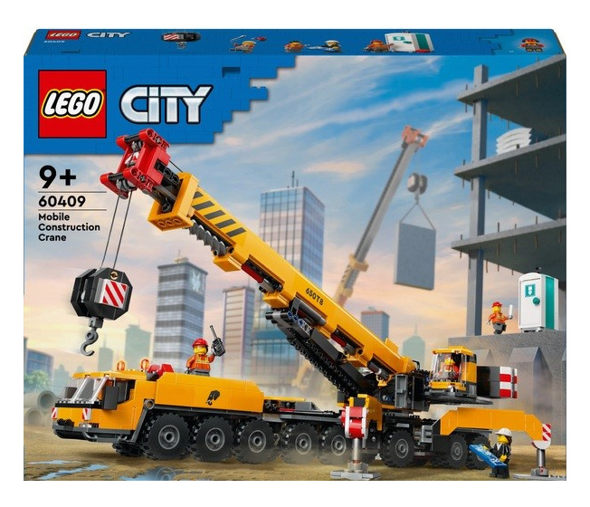 60409 Lego City – Žltý pojazdný stavebný žeriav