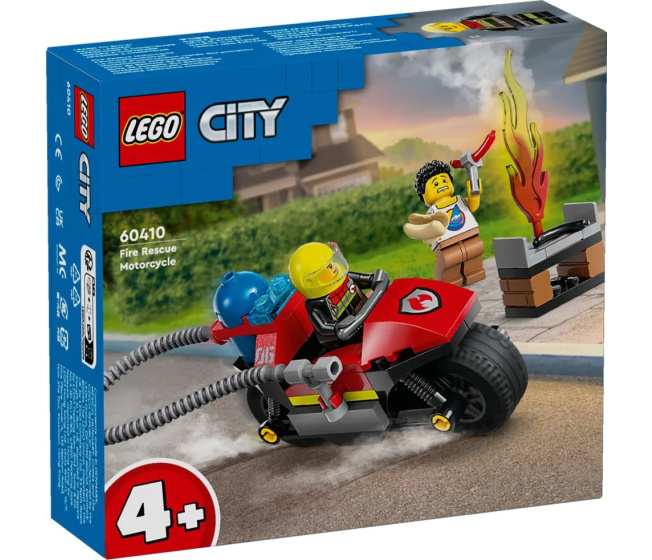 60410 Lego City – Hasičská záchranárska motorka