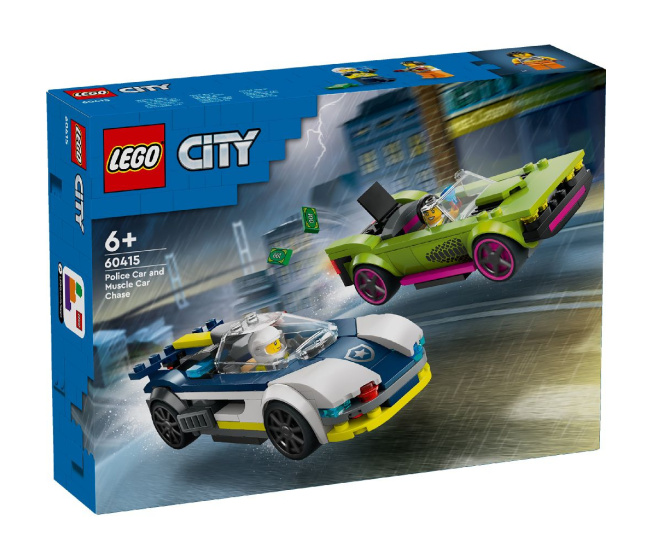 60415 Lego City - Naháňačka policajného auta a športiak