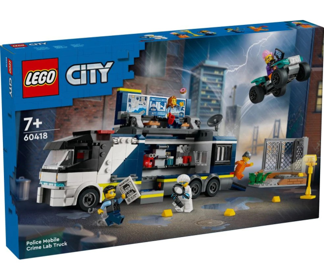 60418 Lego City – Mobilné kriminalistické laboratórium policajtov