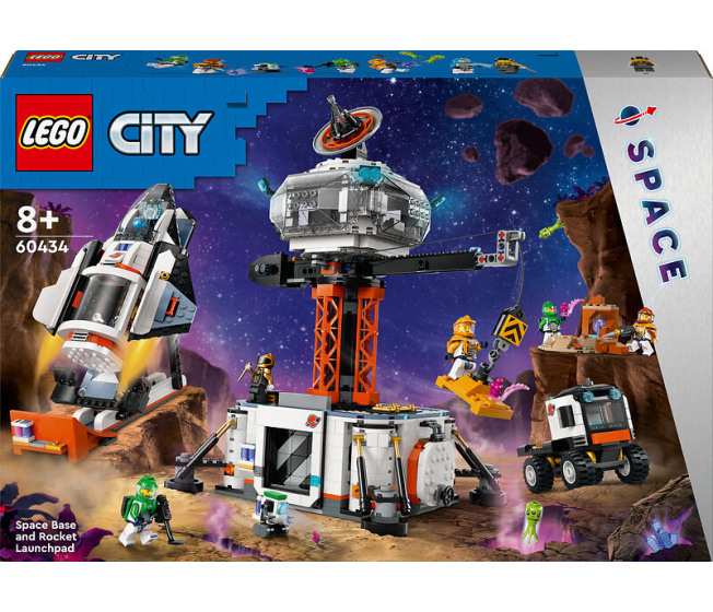 60434 Lego City – Vesmírna základňa a štartovacia plošina pre raketu