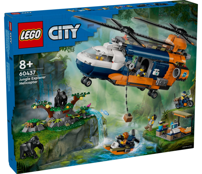 60437 Lego City – Helikoptéra na prieskum džungle v základnom tábore