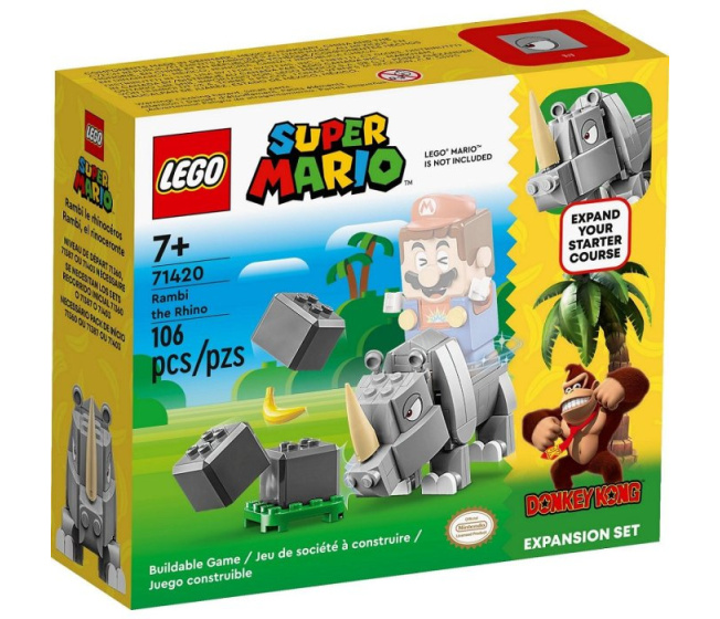 71420 Lego Super Mario- Nosorožec Rambi – Rozširujúci set