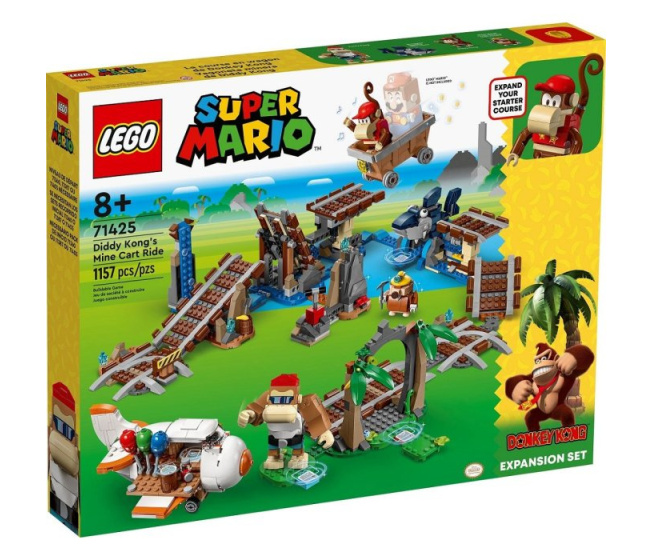 71425 Lego Super Mario- Diddy Kongova jazda v Banskom vozíku – Rozširujúci set