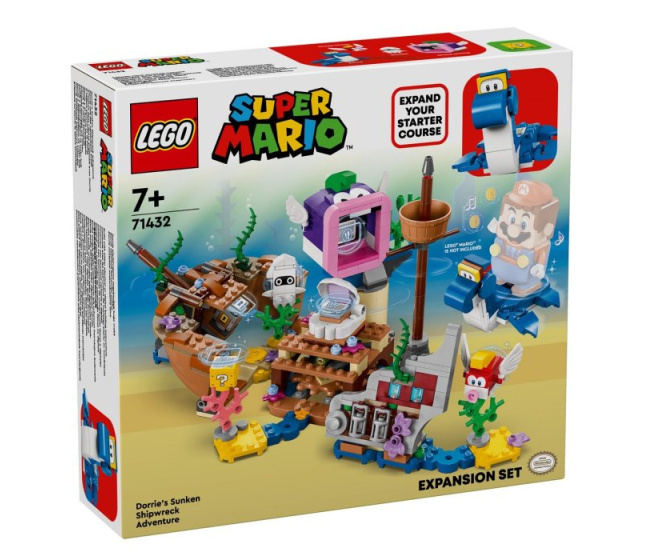 71432 Lego Super Mario - Dorrie a dobrodružstvo vo vraku lodi: Rozširujúci Set