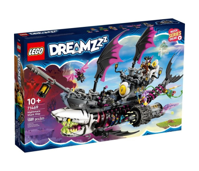 71469 Lego Dreamzzz- Žralocia loď z nočných môr