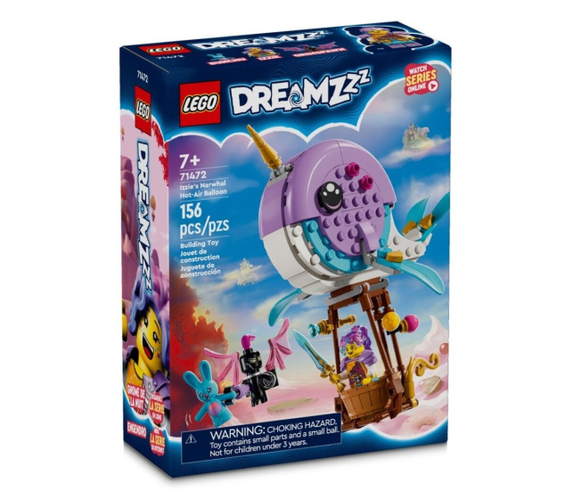 71472 Lego Dreamzzz - Izzie a jej teplovzdušný balón v tvare narvala