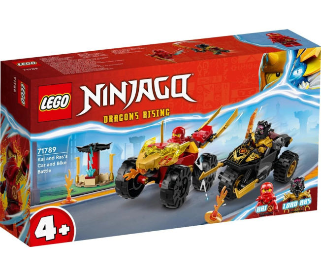 71789 Lego Ninjago- Kai a Ras v súboji auta s motorkou