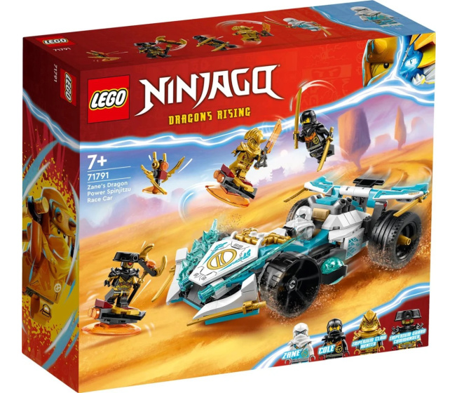 71791 Lego Ninjago- Zane a jeho Dračie Spinjitzu pretekárske auto