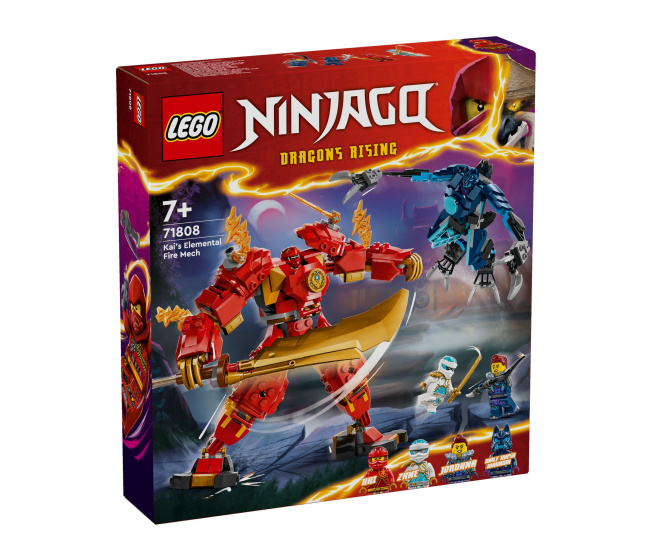 71808 Lego Ninjago - Kaiov živelný ohnivý robot