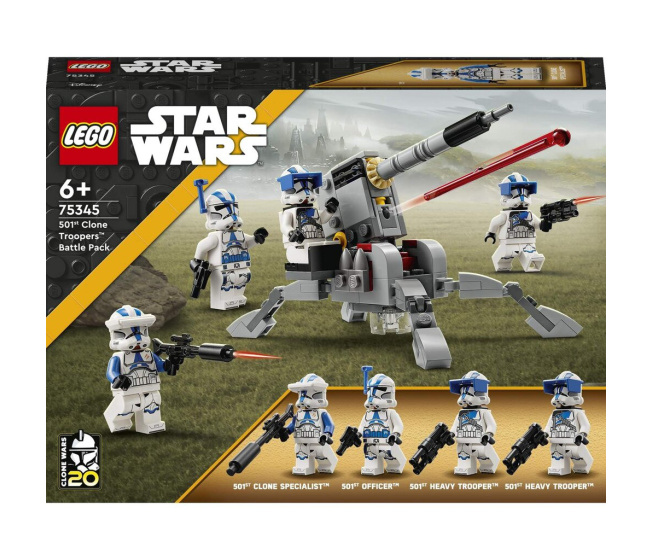 75345 Lego Star Wars- Bojový balíček klonovaných vojakov z 501. Légie