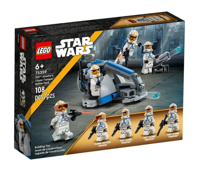 75359 Lego Star Wars- Bojový balíček Klonového vojaka Ahsoku z 332.Légie