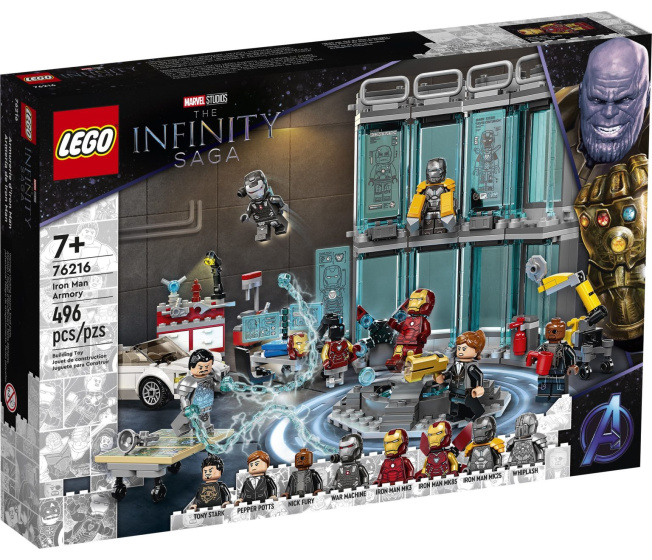 76216 Lego Marvel - Zbrojnica Iron Mana