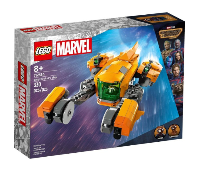 76254 Lego Marvel- Vesmírna Loď Malého Rocketa